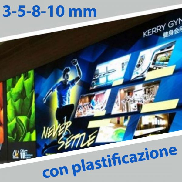 pannello in plex stampato